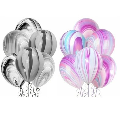 Marble Balloons (Black or Pink)