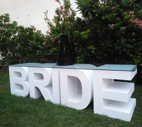 BRIDE Table