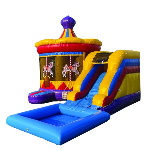 Merry Go Round Bouncy Castle (Wet or Dry)