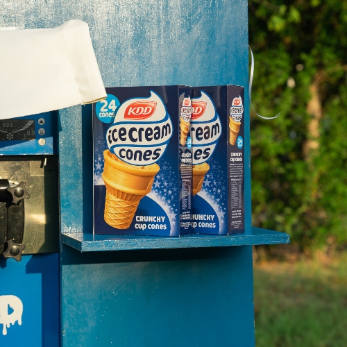 Ice Cream Machine Booth (Blue)