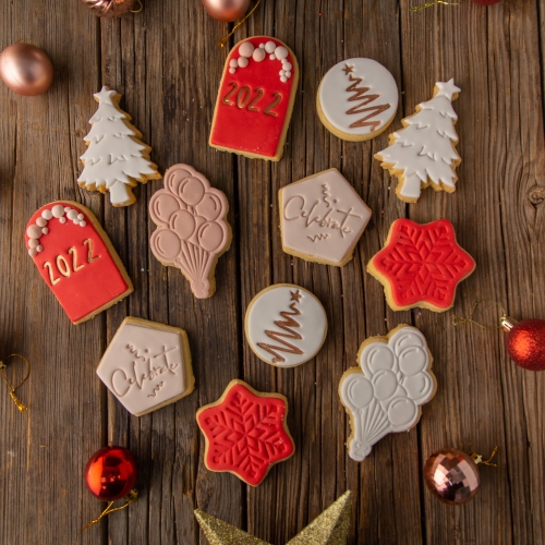 Wrapped Sugar Cookie - New Year