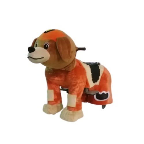 Orange Dog Stuff Animal Ride