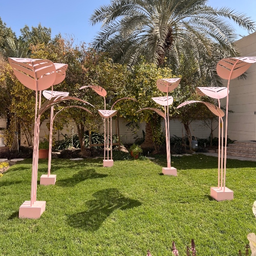 Pink Leaves