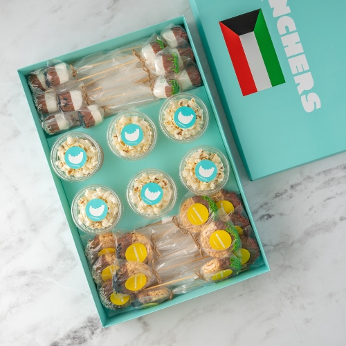 Kuwait Flag Snacks Platter