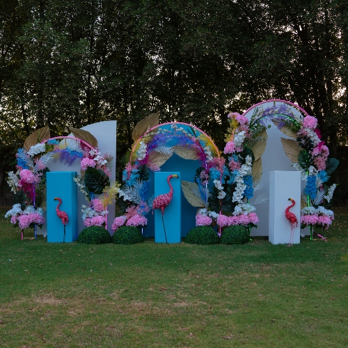 Flamingoes Backdrop