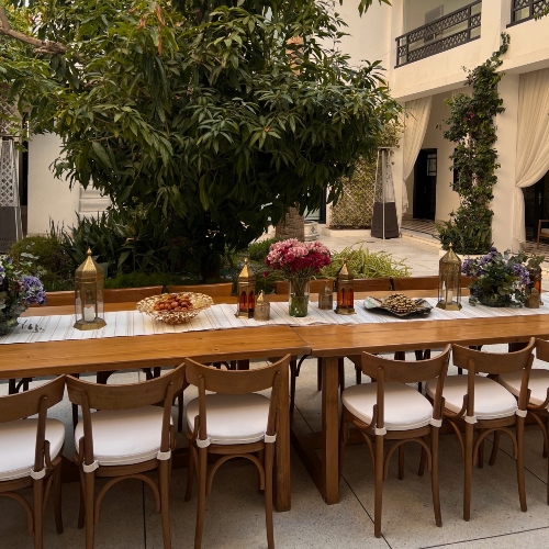 Ramadan Dining Table with Chairs