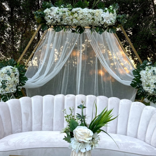 Bride Golden Frame