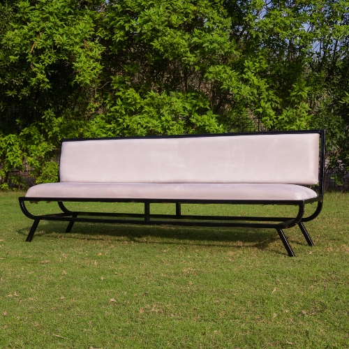 Black Metal Sofa