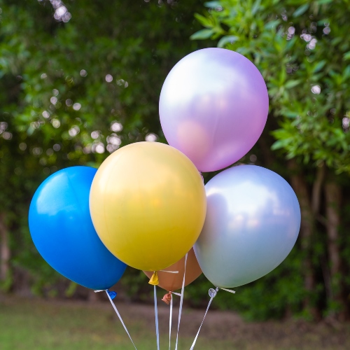 Chrome Helium Balloons