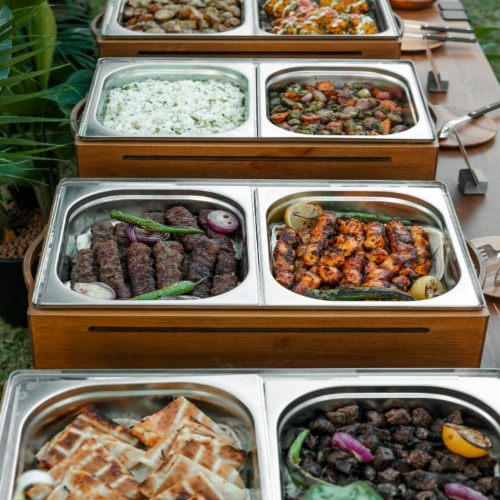 Grills & Buffet Live Station for 15-20 Persons