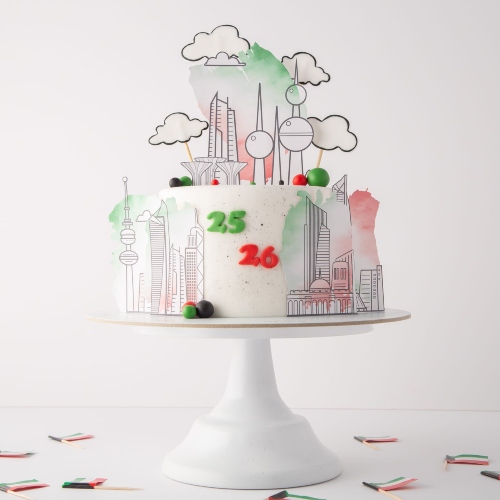 Kuwaits Monuments Cake
