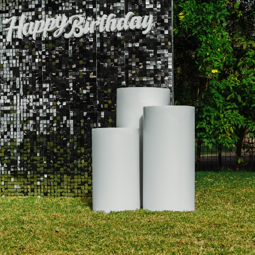 Silver Shimmer Wall