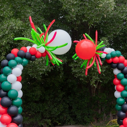 National Day Balloon Shooting Arch