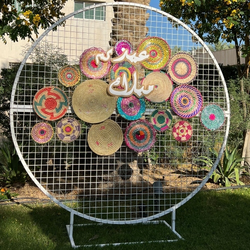 Circular Eid Backdrop