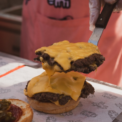 Three Fat Cows Burger & Cookies Station