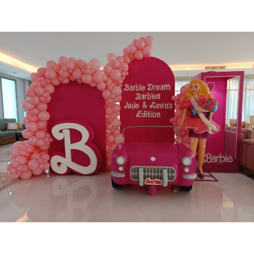 3D Barbie Backdrop