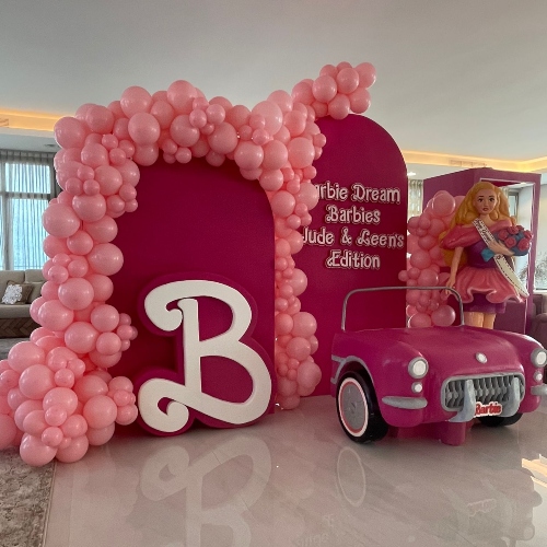 3D Barbie Backdrop