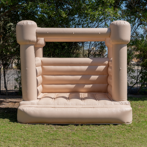 Beige Bouncy Castle
