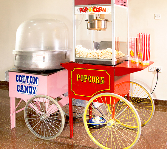 Popcorn and Cotton Candy Station