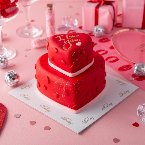 Double Heart Cake