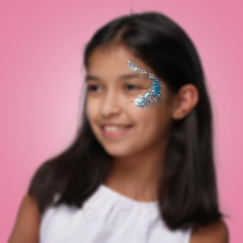 Face Painting with Glitter