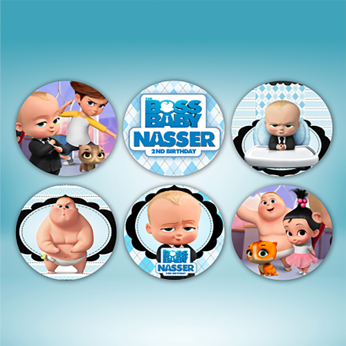 5 cm Round Sticker