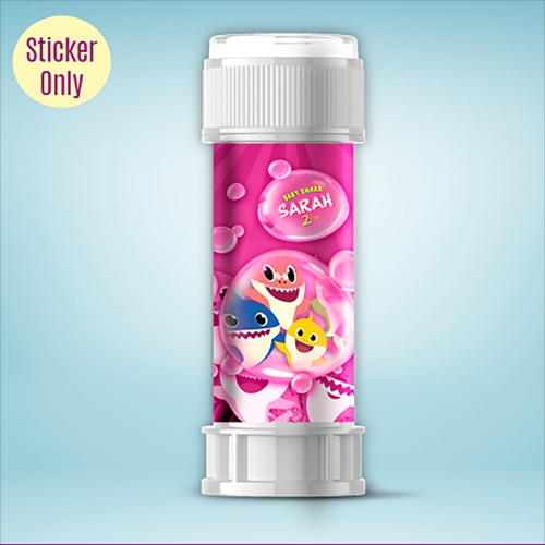 Soapy Bubble Bottle Wrapping Sticker