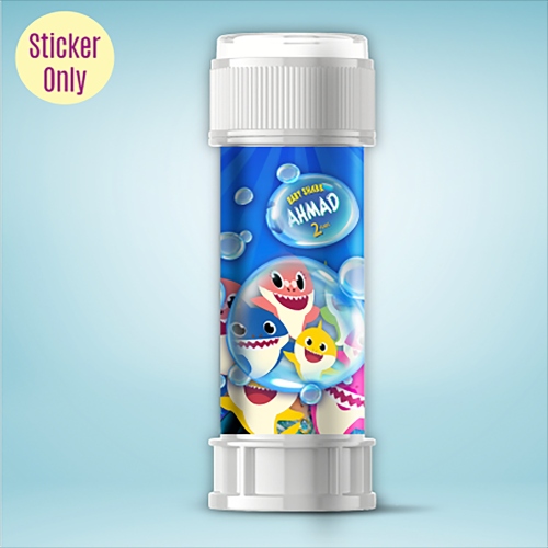 Soapy Bubble Bottle Wrapping Sticker