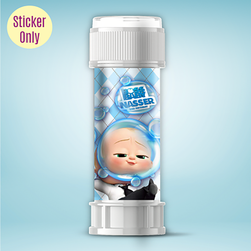 Soapy Bubble Bottle Wrapping Sticker