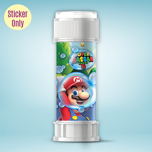 Soapy Bubble Bottle Wrapping Sticker