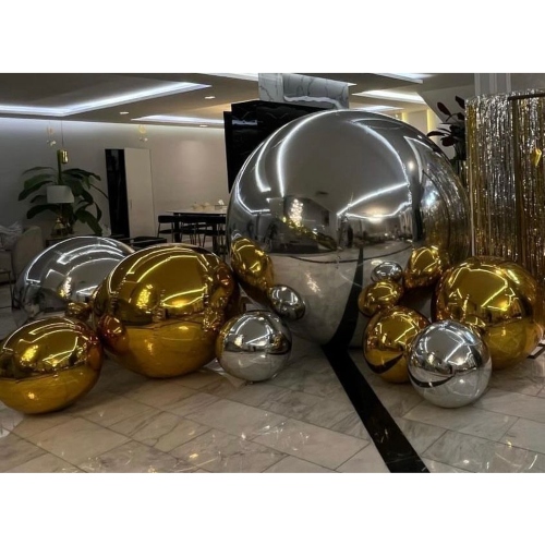 Gold With Silver Balls