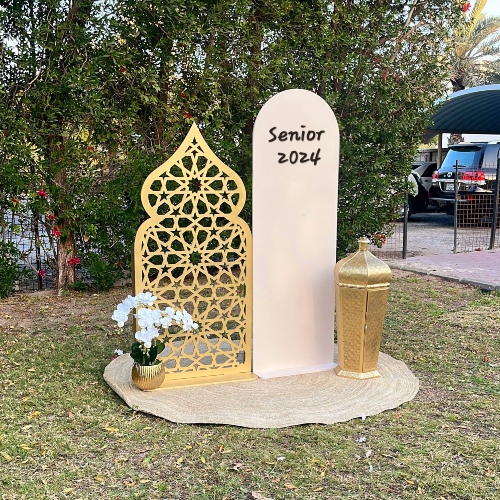 Elegant Graduation Backdrop