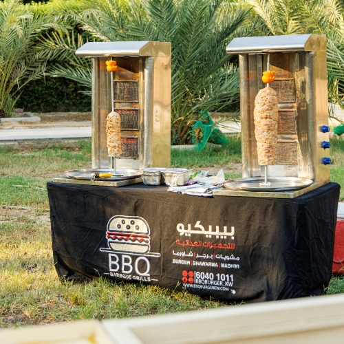 Shawarma Station for 35 Persons