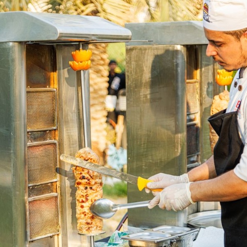 Shawarma Station for 50 Persons
