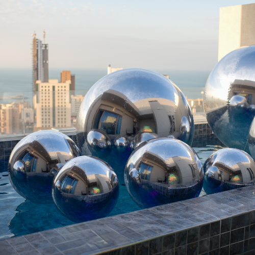 Giant Balls Decoration - Sliver