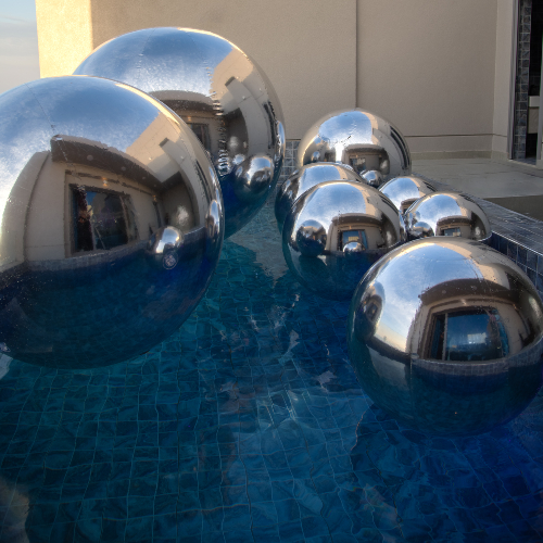 Giant Balls Decoration - Sliver