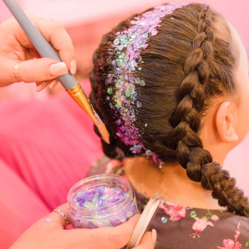 Hair Salon with Glitters & Gems