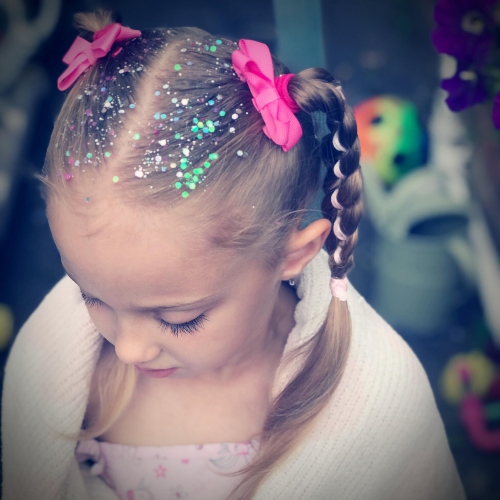 Hair Salon with Glitters & Gems