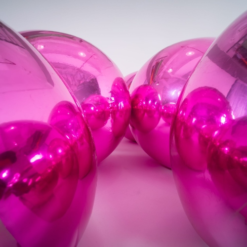 Pink Mirror Balls