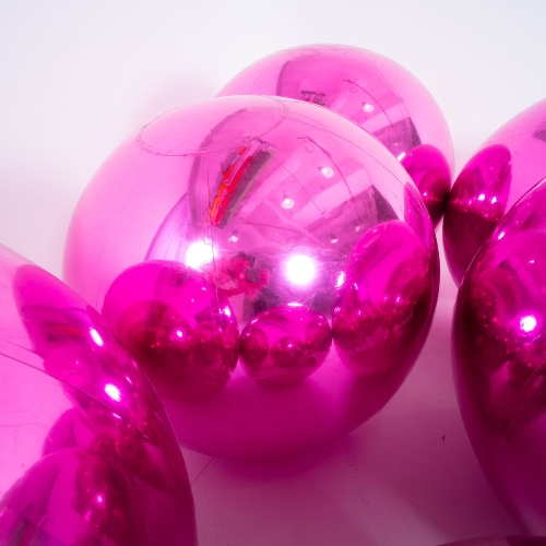 Pink Mirror Balls