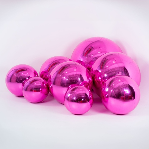 Pink Mirror Balls