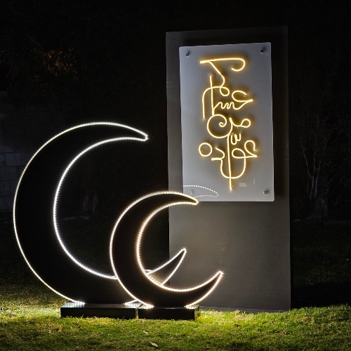 Black elegant Ramadan/Gergean Backdrop