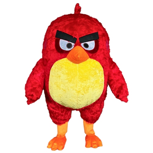 Red Angry Bird Mascot