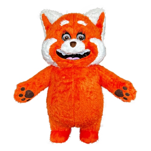 Furry Red Panda Mascot