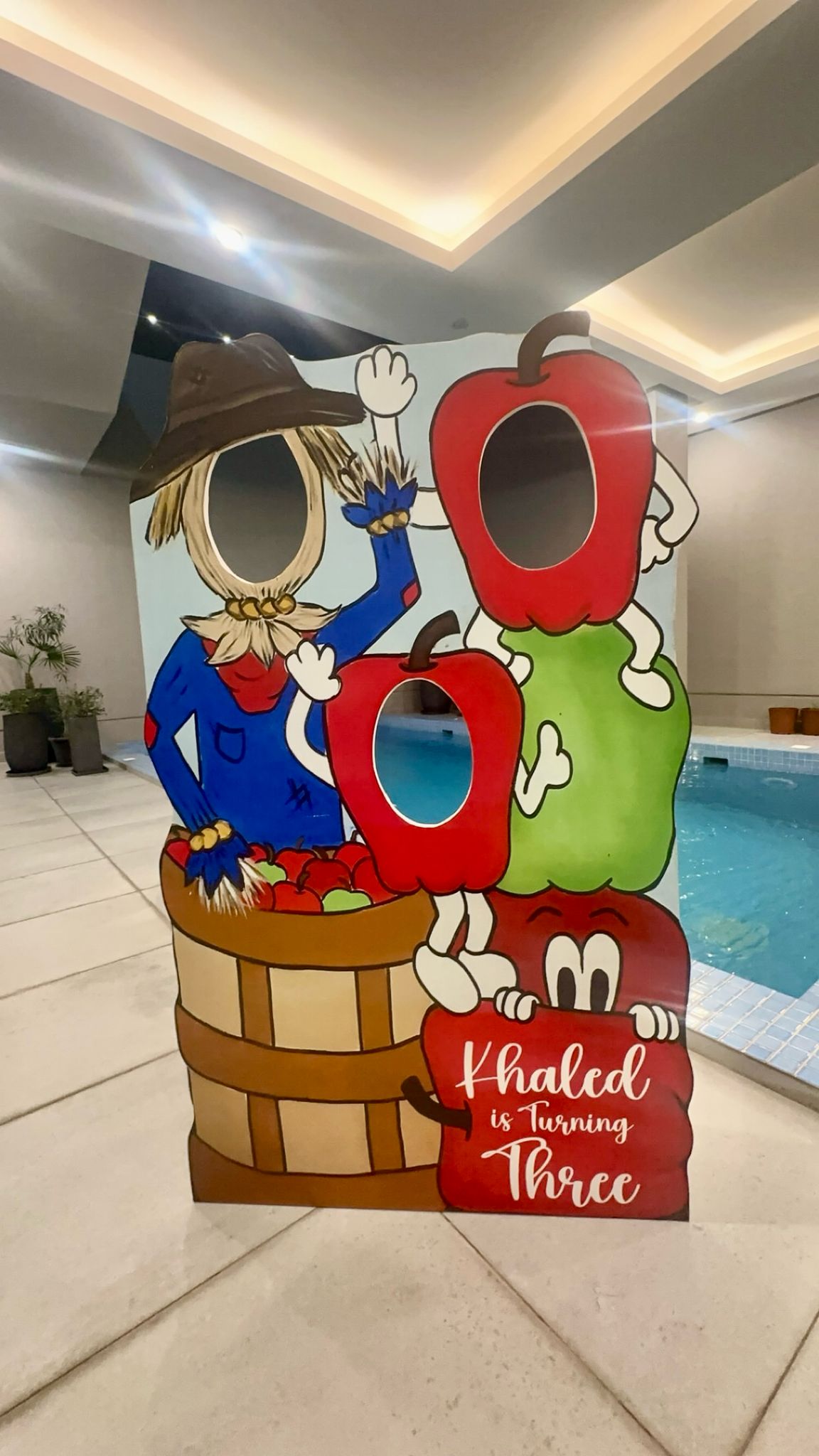 Kids face-frame board