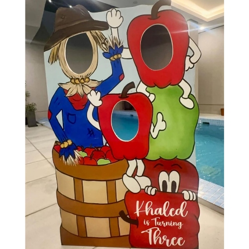 Kids face-frame board