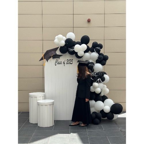 Balloon Graduation Backdrop