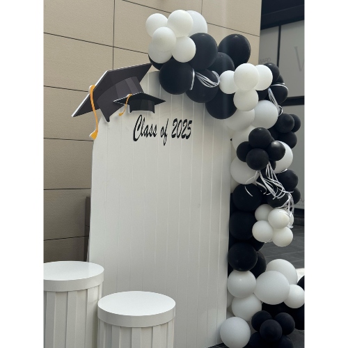Balloon Graduation Backdrop