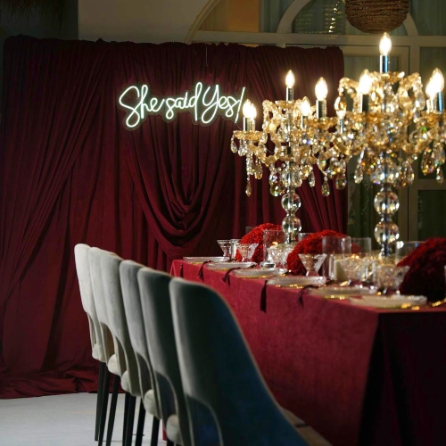 She Said Yes Backdrop