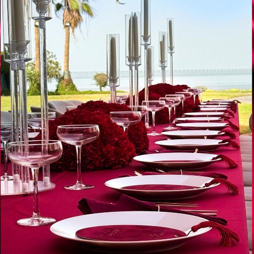 She Said Yes Table Setup